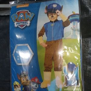 *BRAND NEW* Nickelodeon PAW PATROL deluxe Chase costume